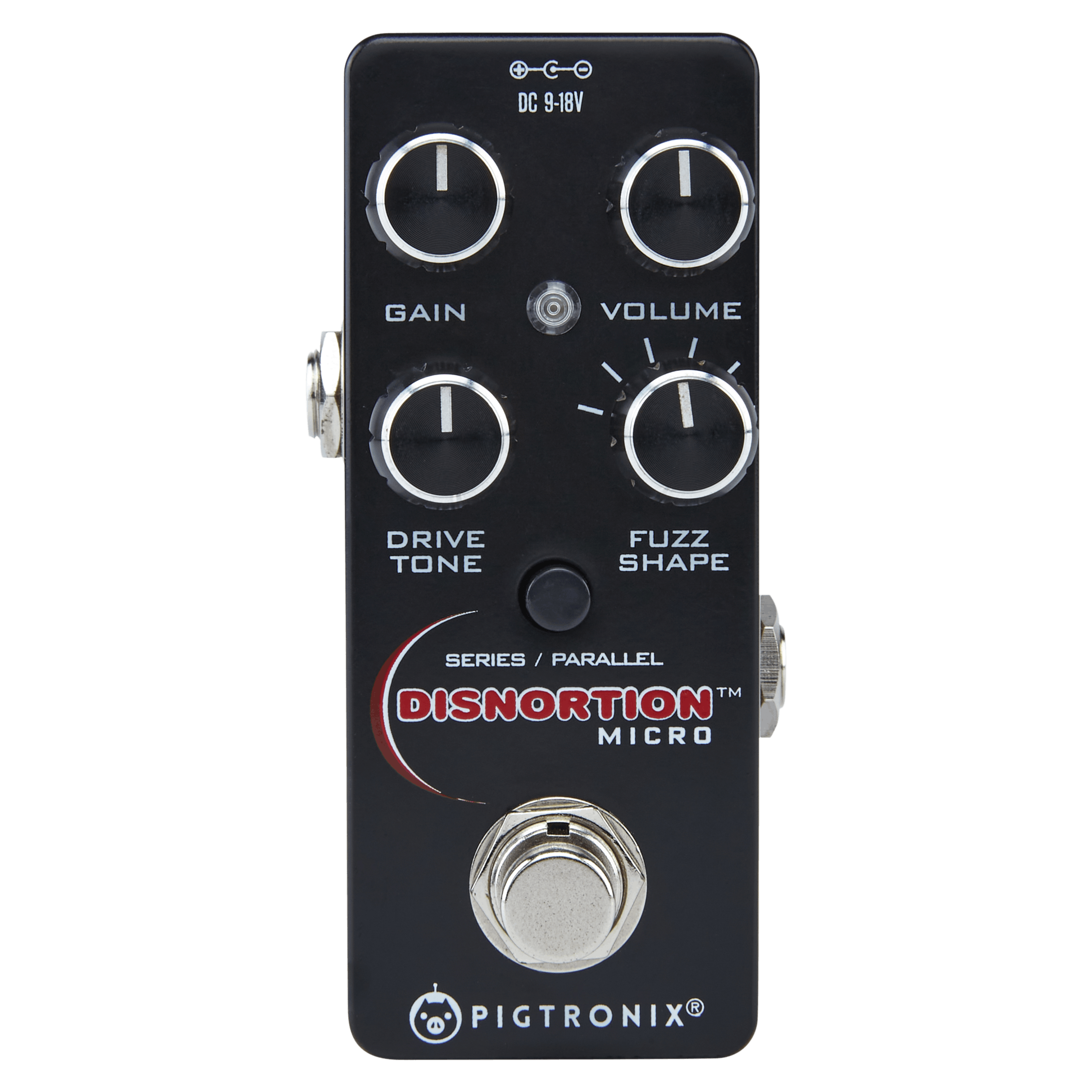 Pigtronix Disnortion Micro Analogue Fuzz and Overdrive Pedal